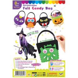 Halloween Felt Candy Bag Kit Halloween Felt Candy Bag Kit